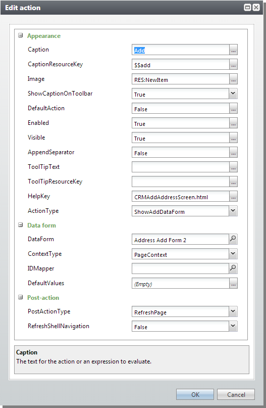 Data Forms and Design Mode