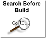 Search Before Build. Before you begin to author a feature, search the feature metadata to see if the feature already exists within the Infinity catalog system You may be pleasantly surprised to find the feature already exists! Search Before Build. Before you begin to author a feature, search the feature metadata to see if the feature already exists within the Infinity catalog system You may be pleasantly surprised to find the feature already exists!