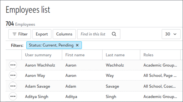 Manage Employees coming soon