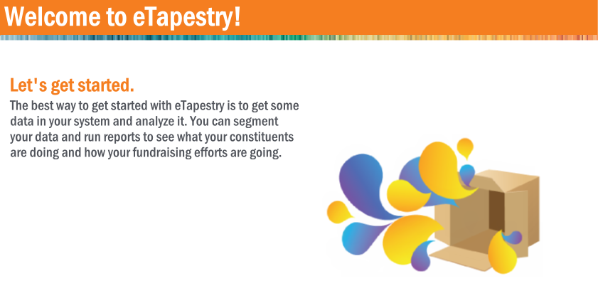 Welcome to eTapestry