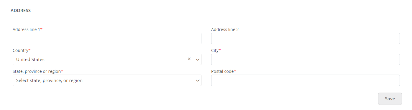 Update address in My Account in Applicant Portal