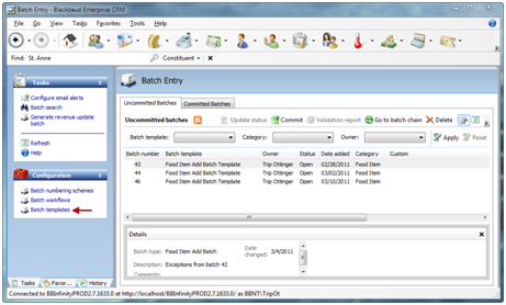 Batch Tree Template Exercise 15 Creating the BatchTypeExtensionSpec