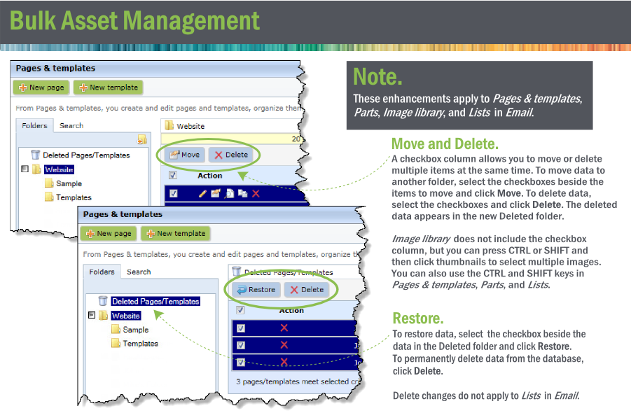 Bulk asset management