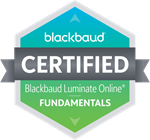 Blackbaud Certification Badge