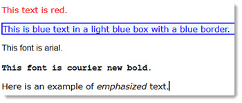 CSS example preview