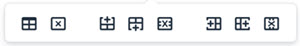 Table properties menu