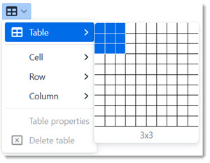 Table icon