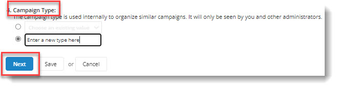 Donation Campaign Type