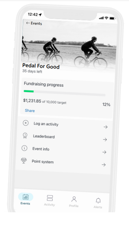 Good Move is a mobile-first fundraising and activity-tracking app for TeamRaiser