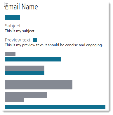Screenshot Preview Text in Email Confirmation