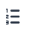 Ordered list icon in the Content Editor