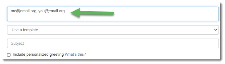 Example "me@email.org, you@email.org"