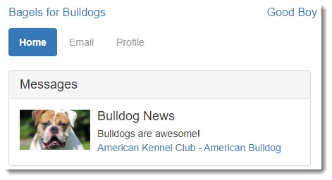 Example News Feed