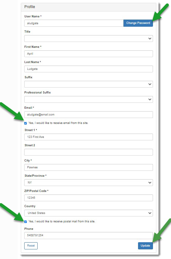 Example Profile